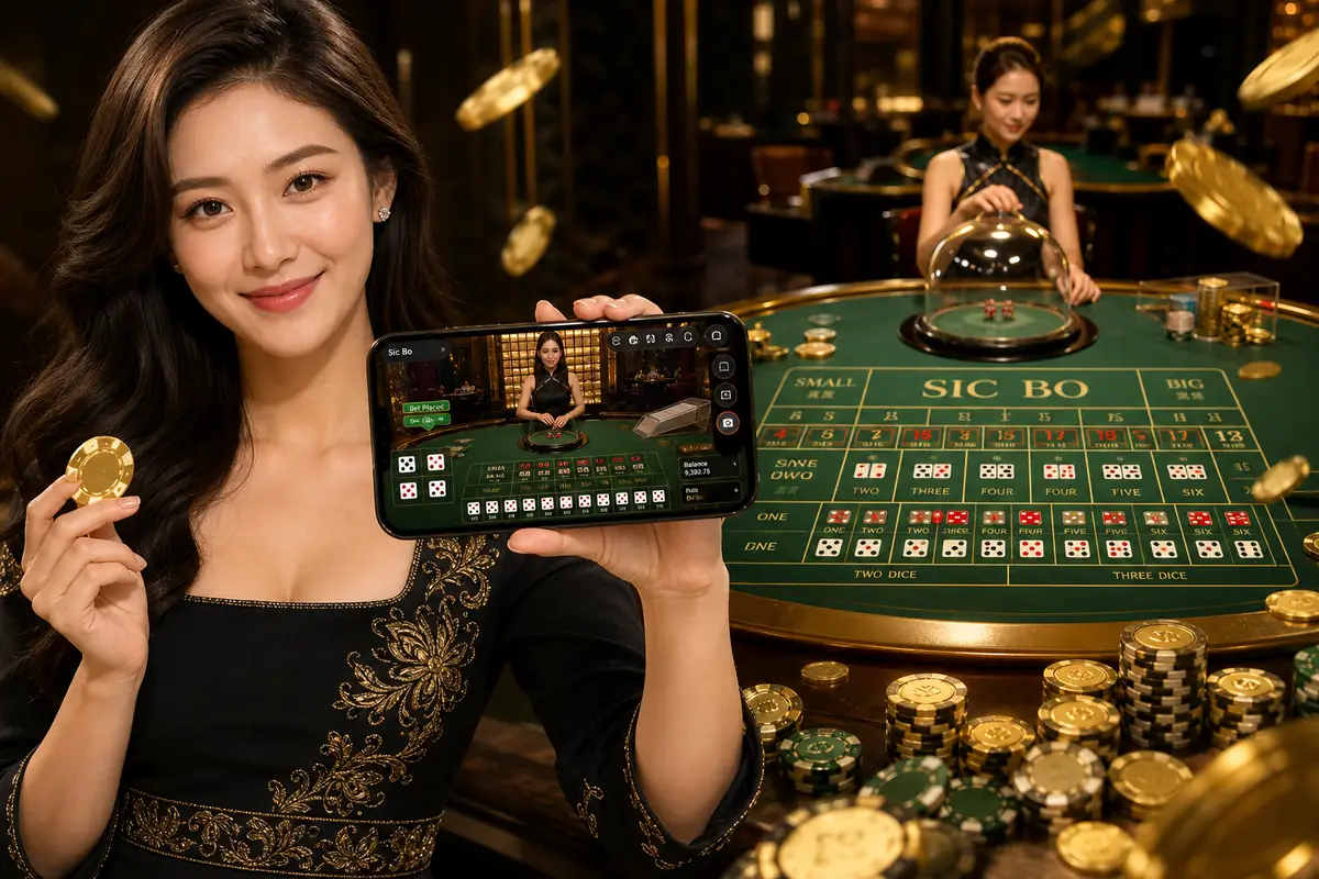 yes66 Casino meja live dealer baccarat